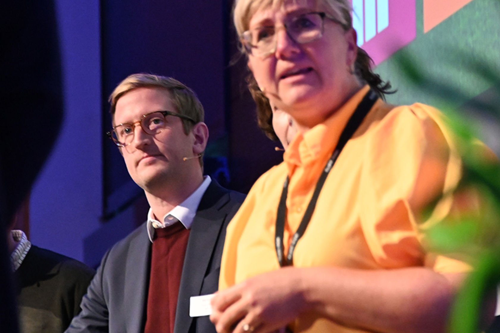 Stine Undrum og Martin Olsen i panelsamtale