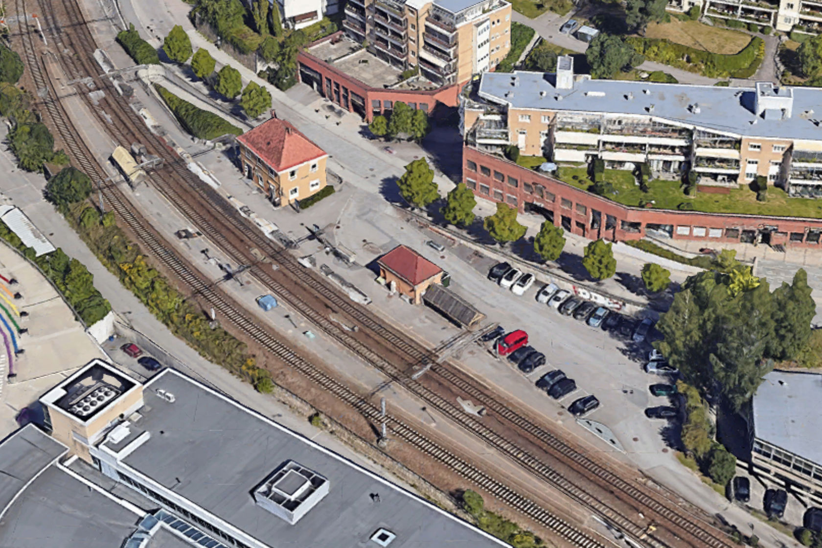 Oversiktsbilde av Kolbotn stasjon
