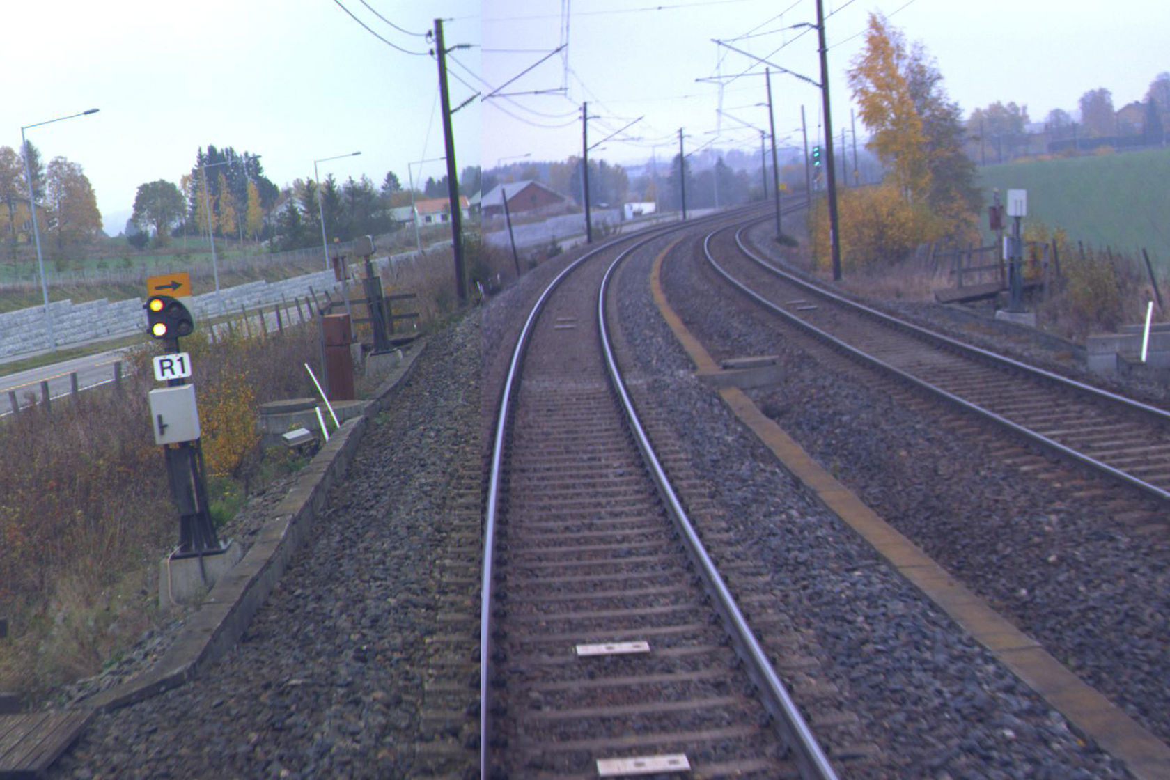 Tracks at Asper station