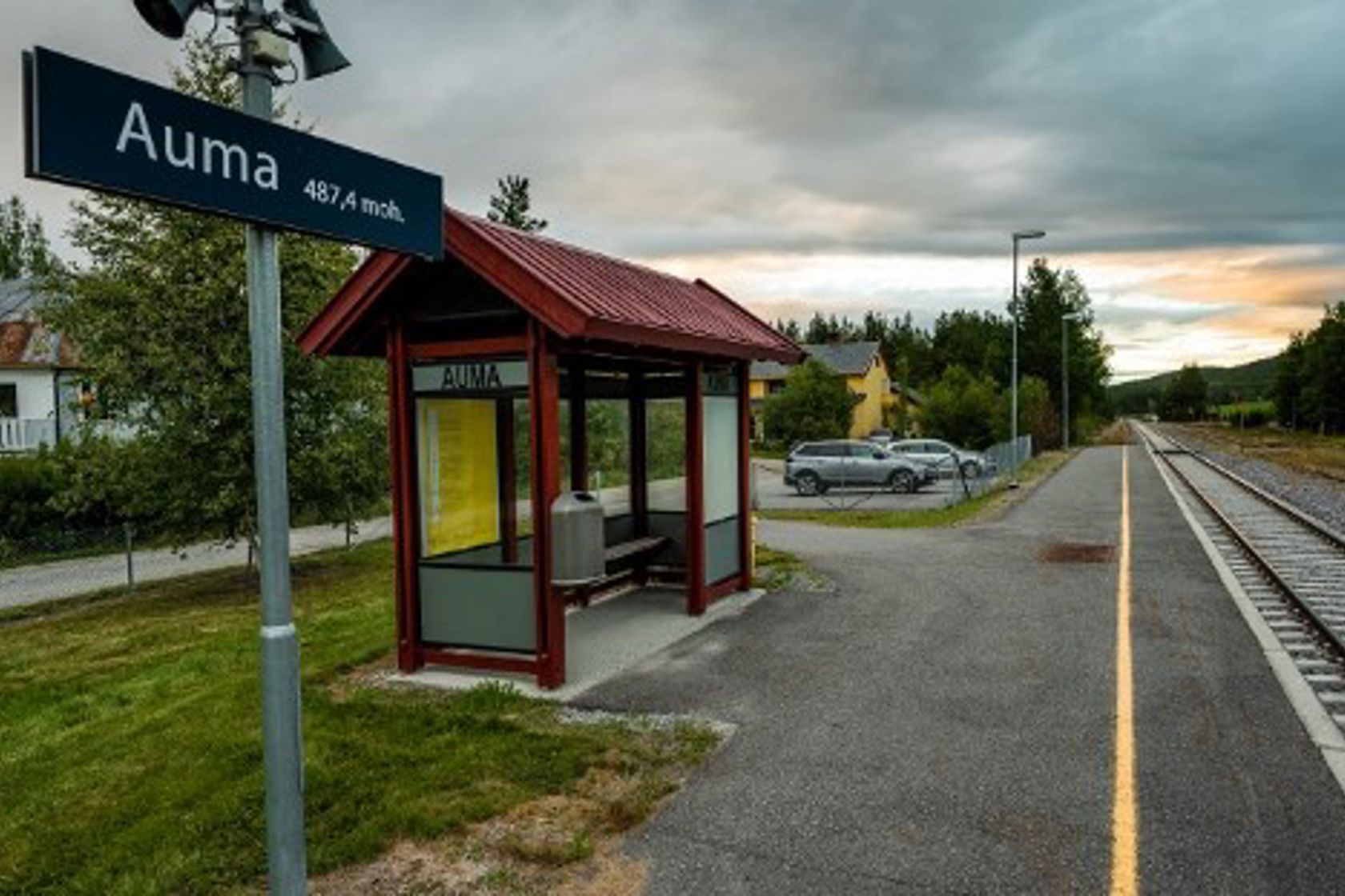 Eksteriørbilde av Auma stasjon