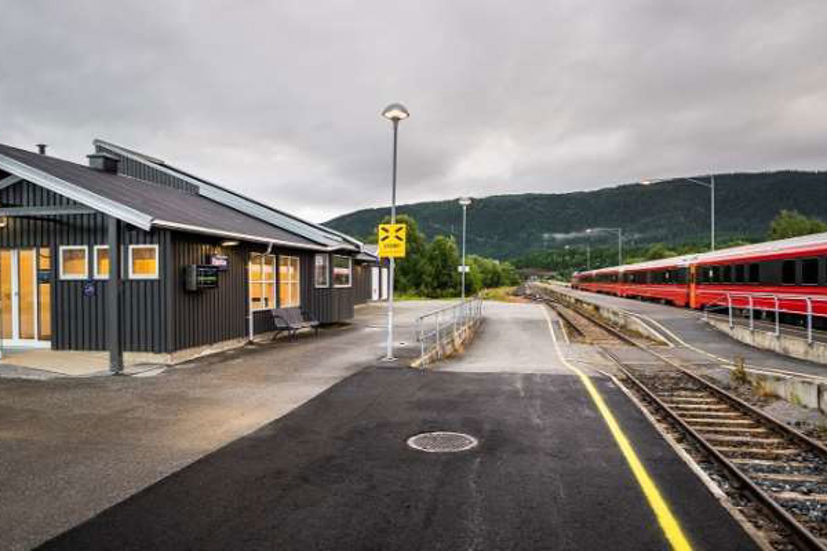 Eksteriørbilde av Bjerka stasjon