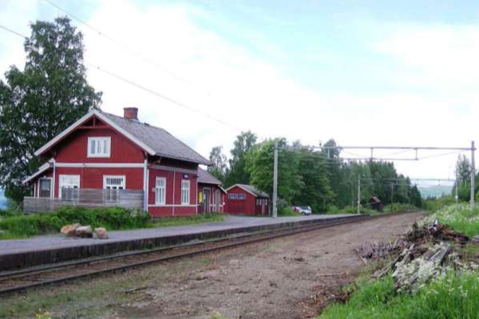 Exterior view of Bleiken station