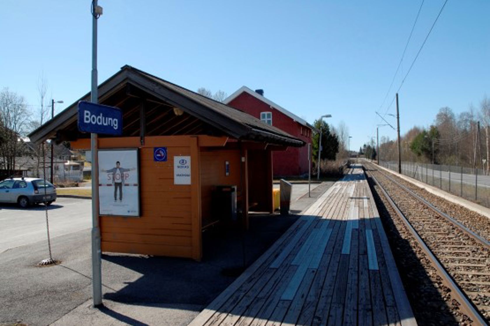 Exterior view of Bodung station