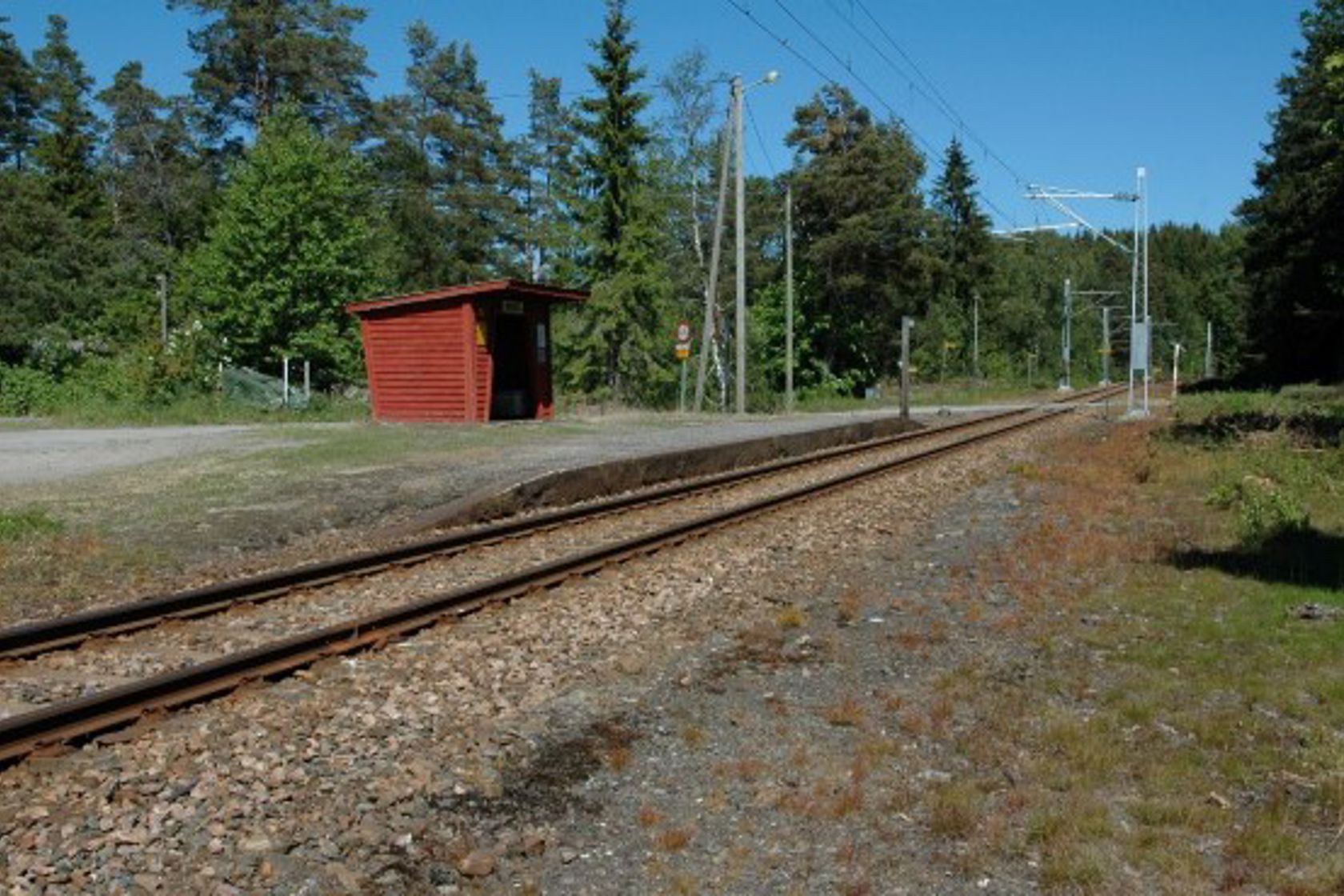 Eksteriørbilde av Bråstad holdeplass