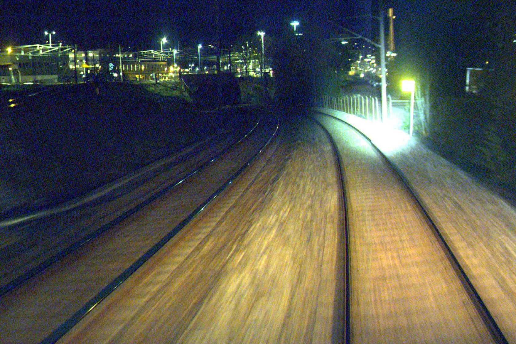Tracks at Brobekk station