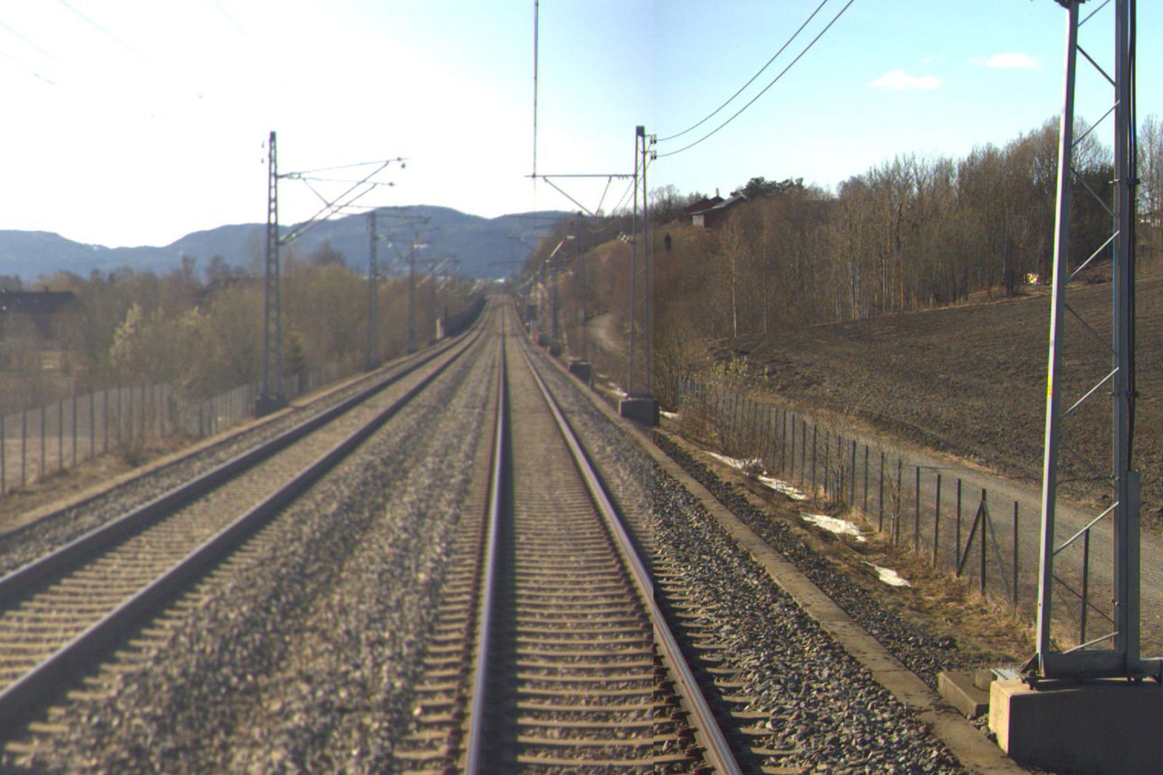 Tracks at Galleberg station