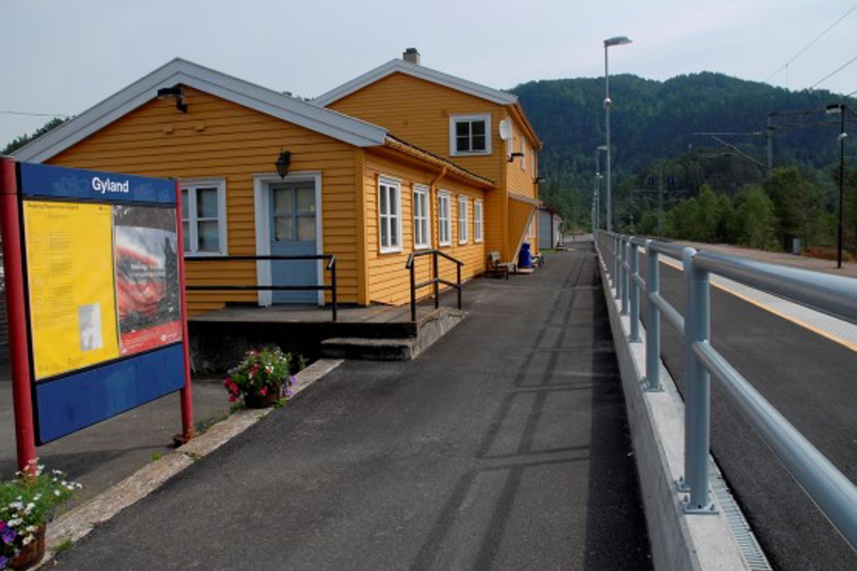 Exterior view of Gyland station