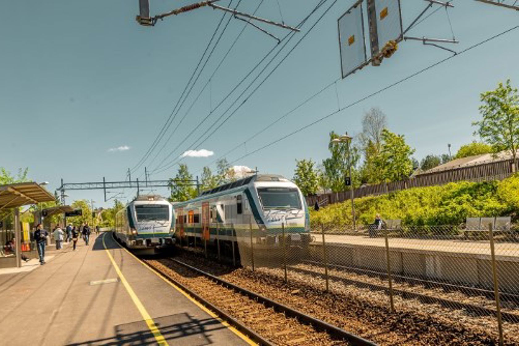 Exterior view of Haugenstua stop