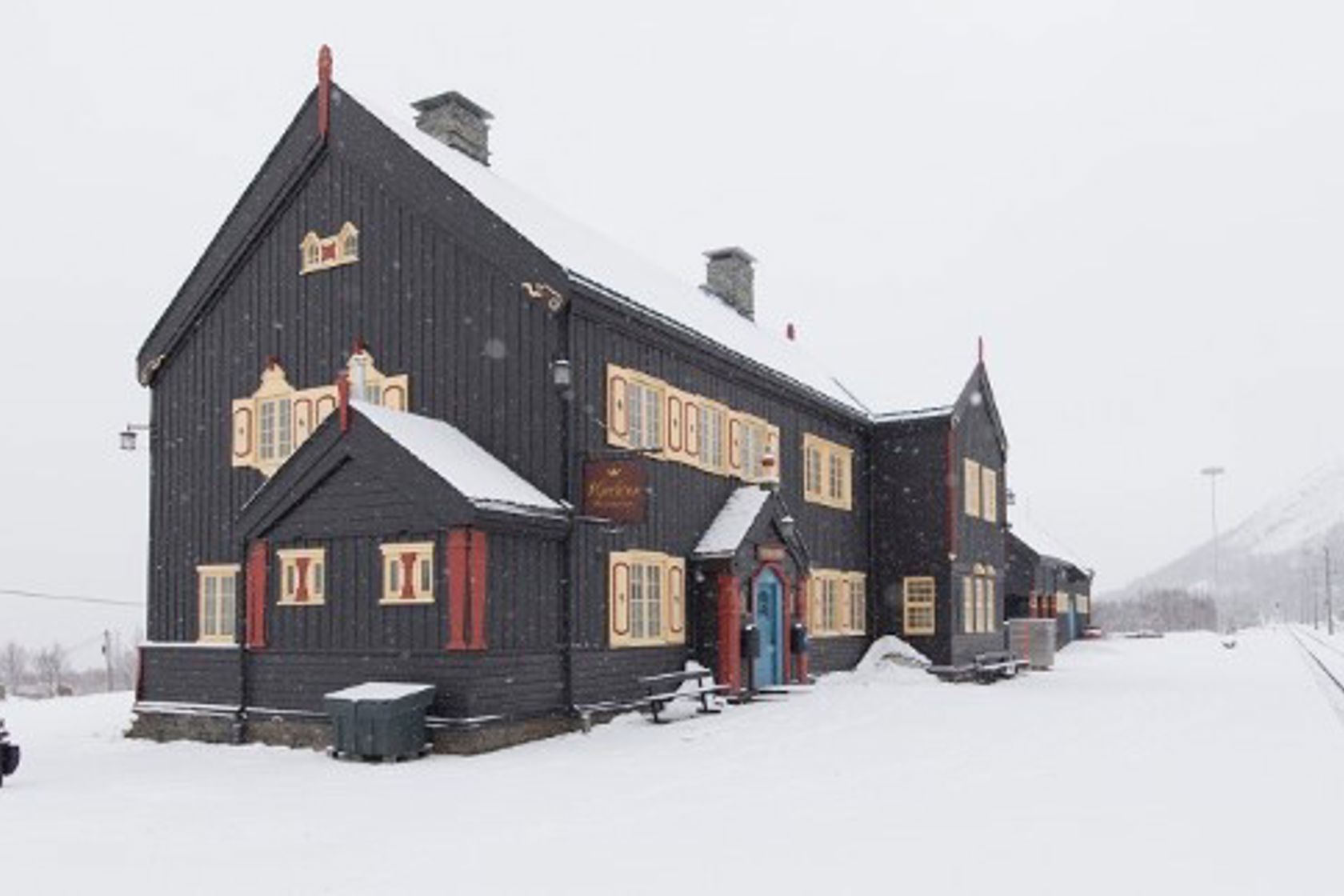 Eksteriørbilde av Hjerkinn stasjon