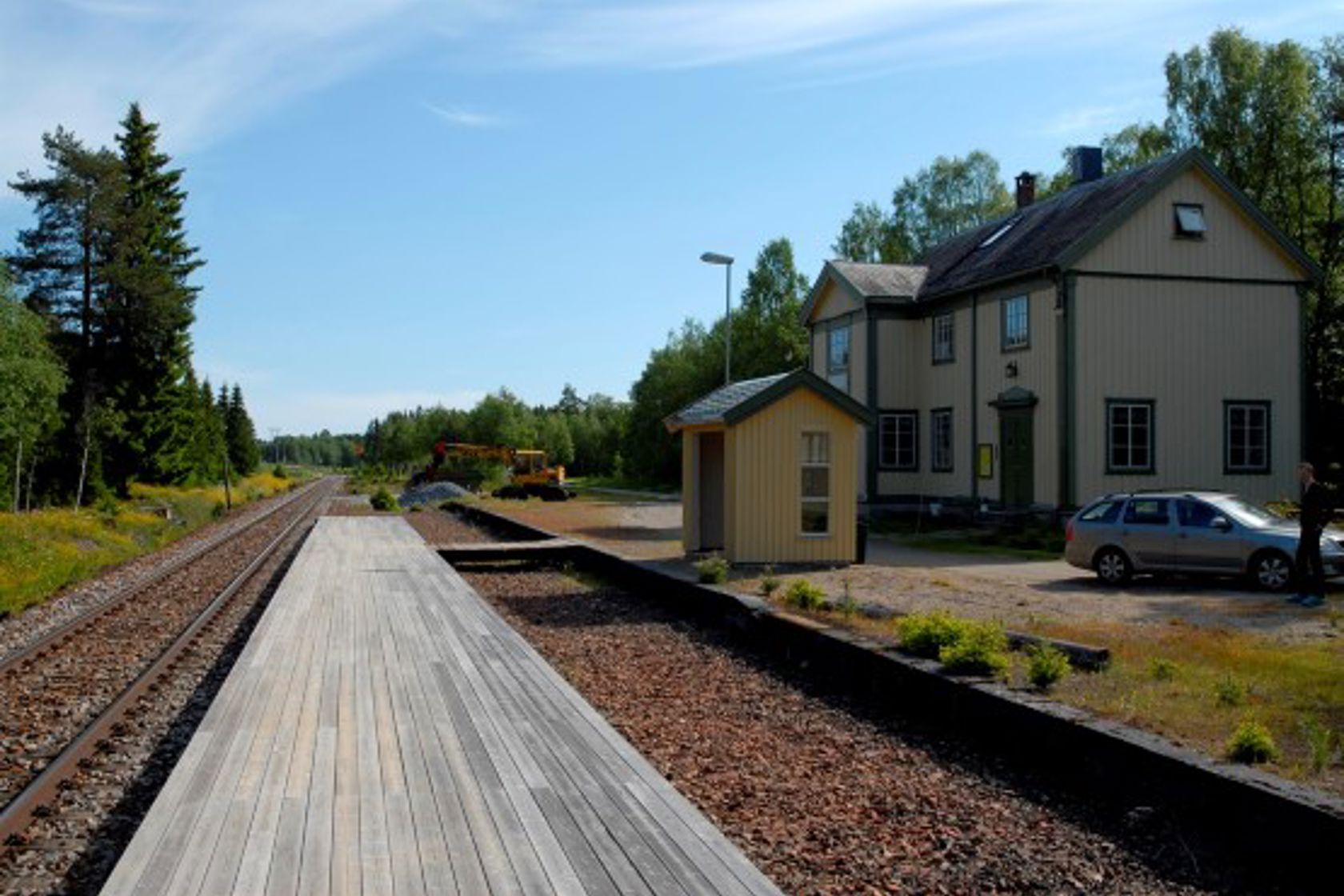 Eksteriørbilde av Jørstad stasjon