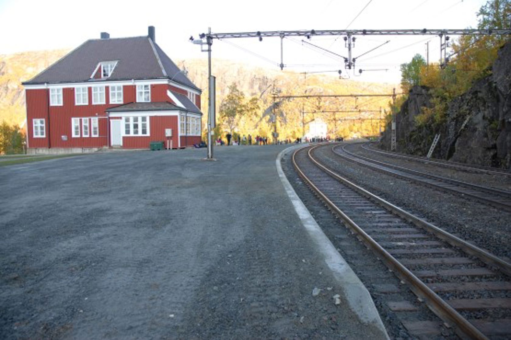 Eksteriørbilde av Katterat stasjon