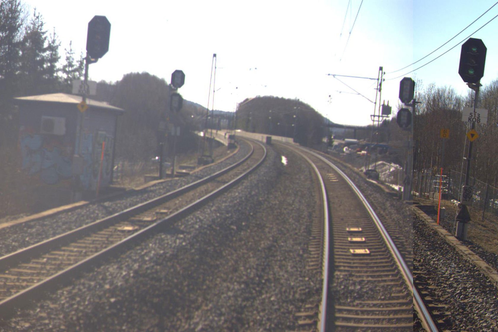 Spor på Kobbervik stasjon