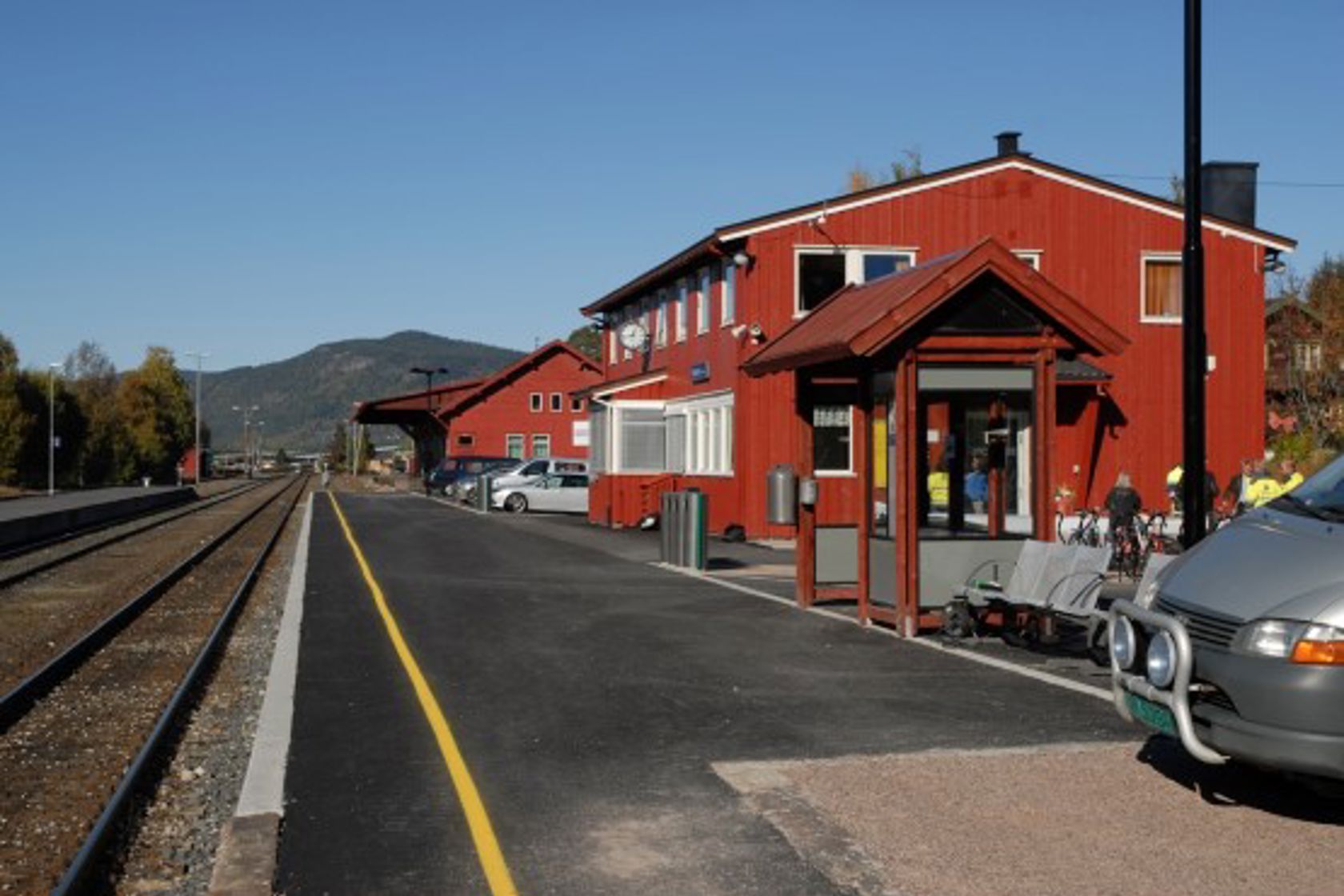 Exterior view of Koppang station