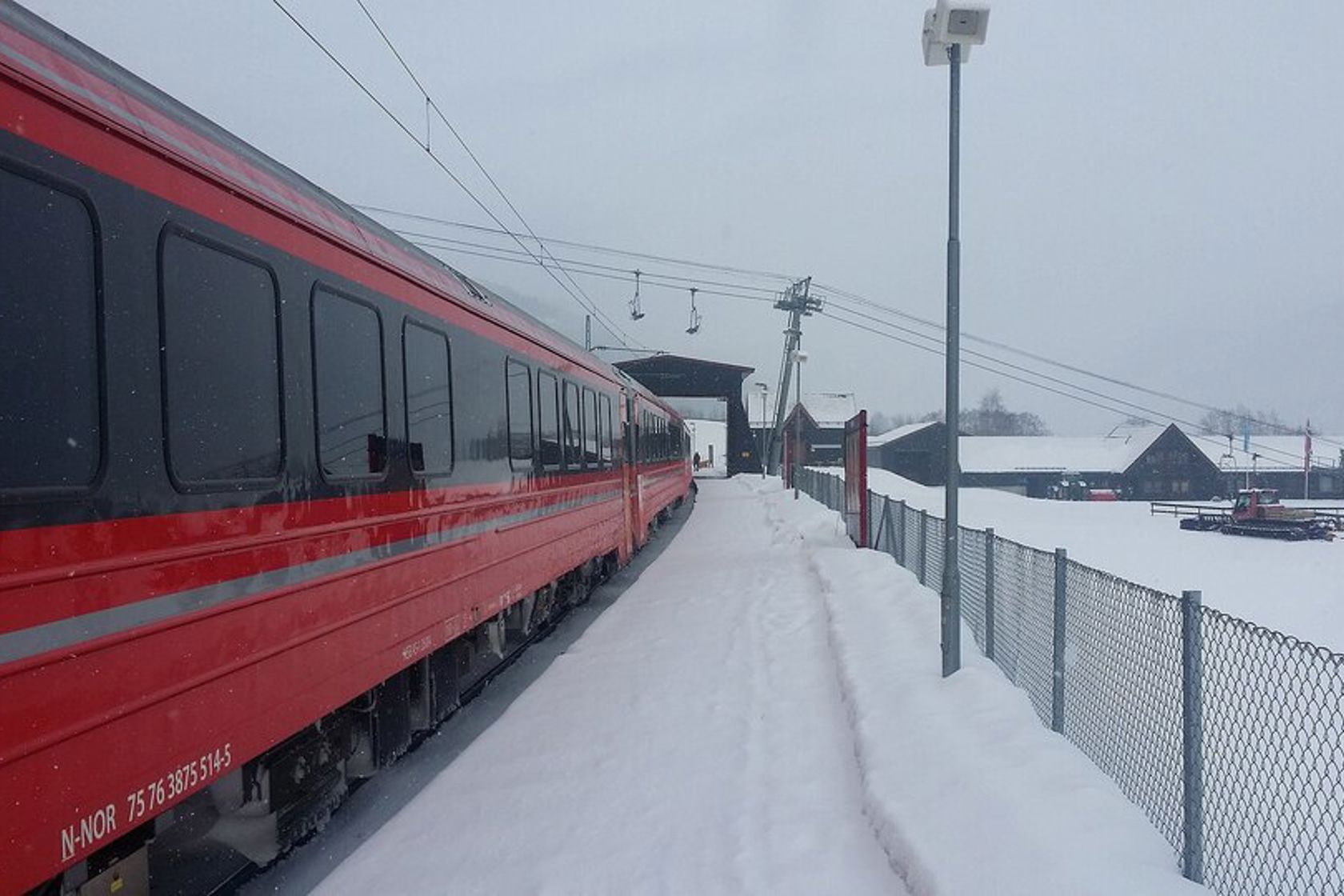 Eksterior view of Kvitfjell stop