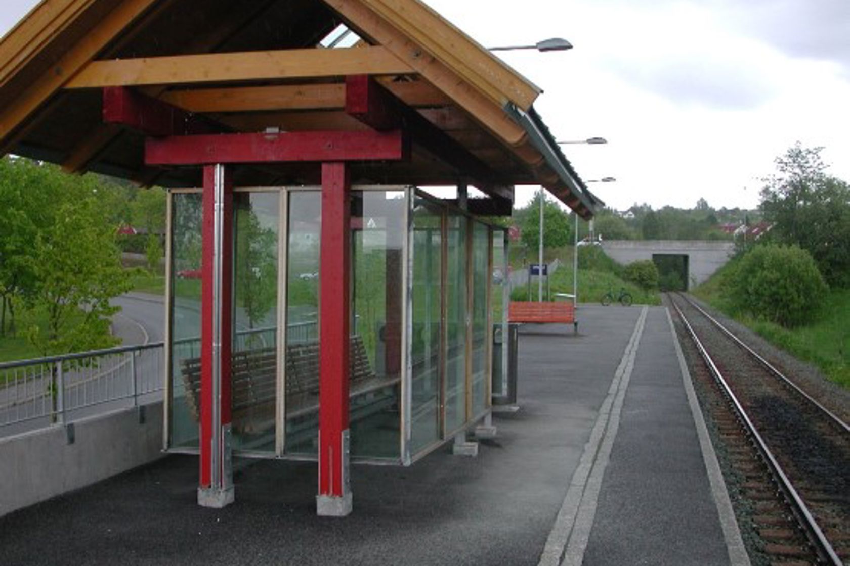 Exterior view of Lerkendal station