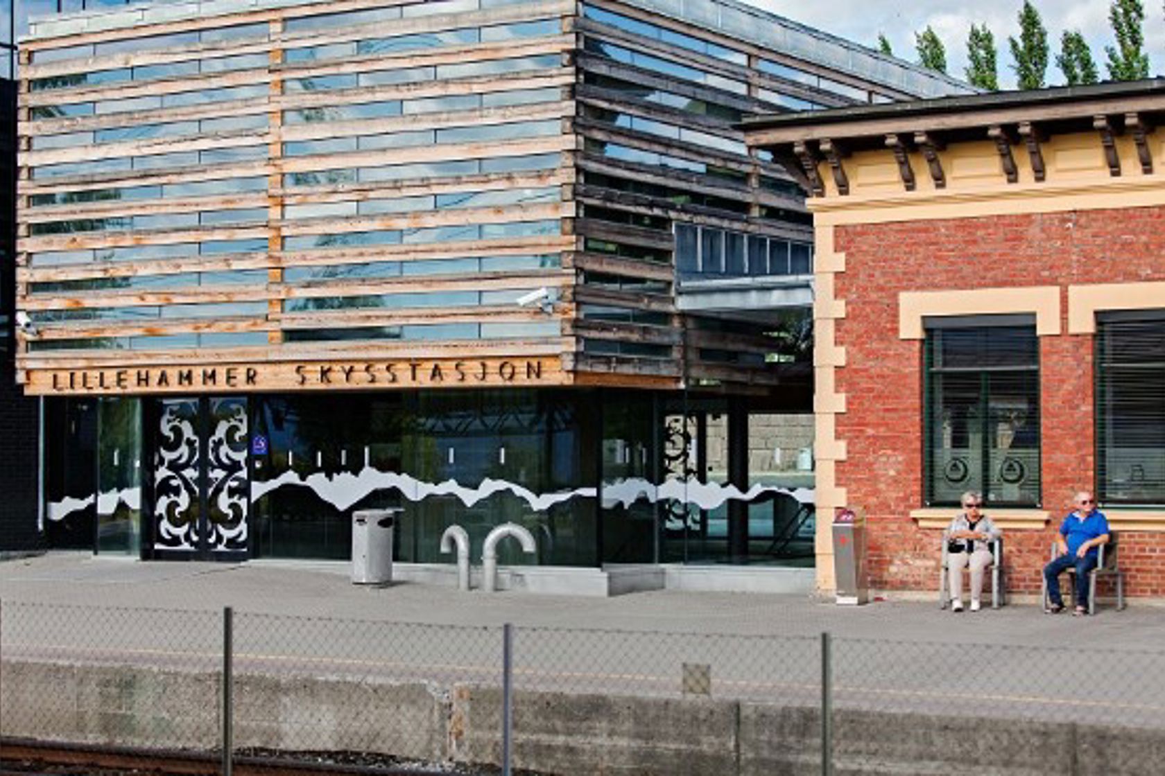 Exterior view of Lillehammer station