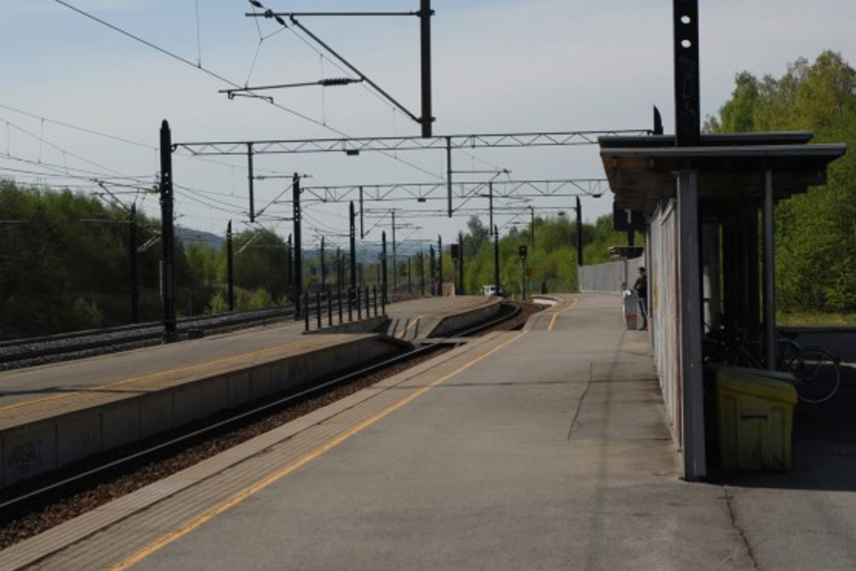 Exteriørfoto av Lindeberg stasjon