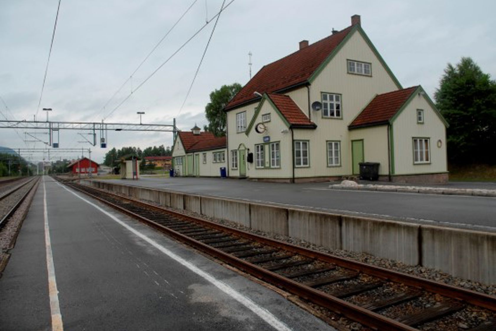 Exterior view of  Lunde station