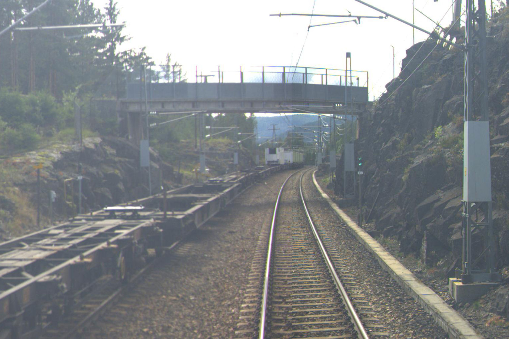 Tracks at Nakksjø station