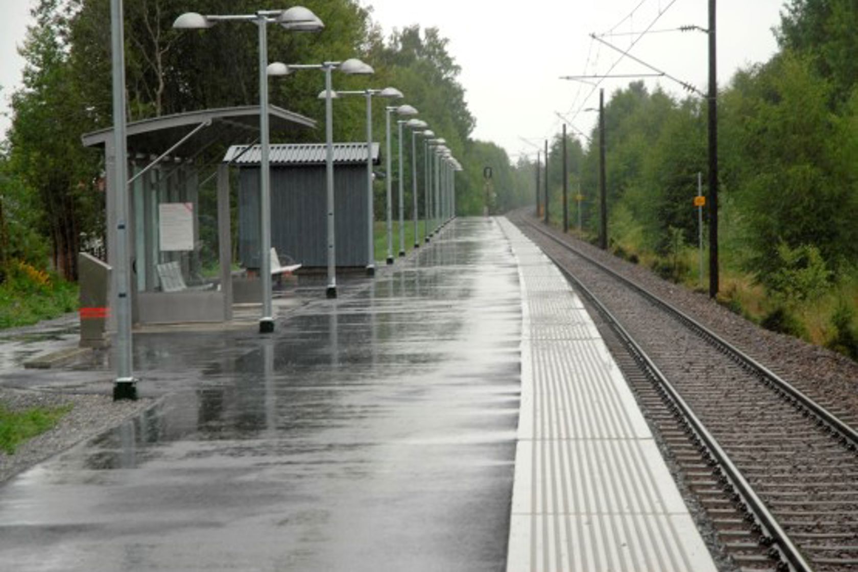 Eksteriørfoto av Nordby holdeplass