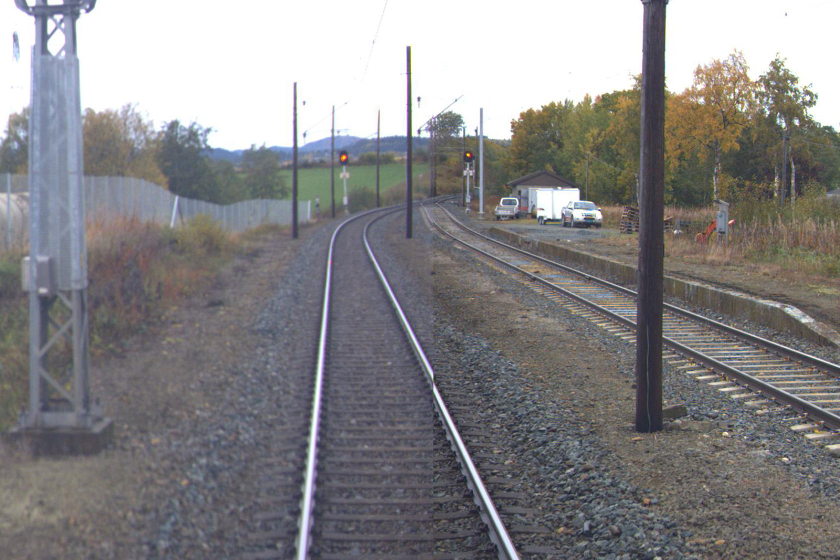 Tracks at Nypan station