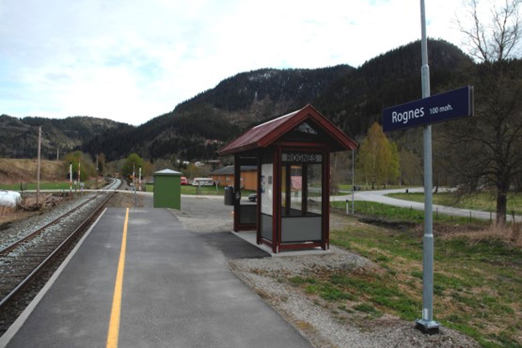 Exterior view of Rognes stop