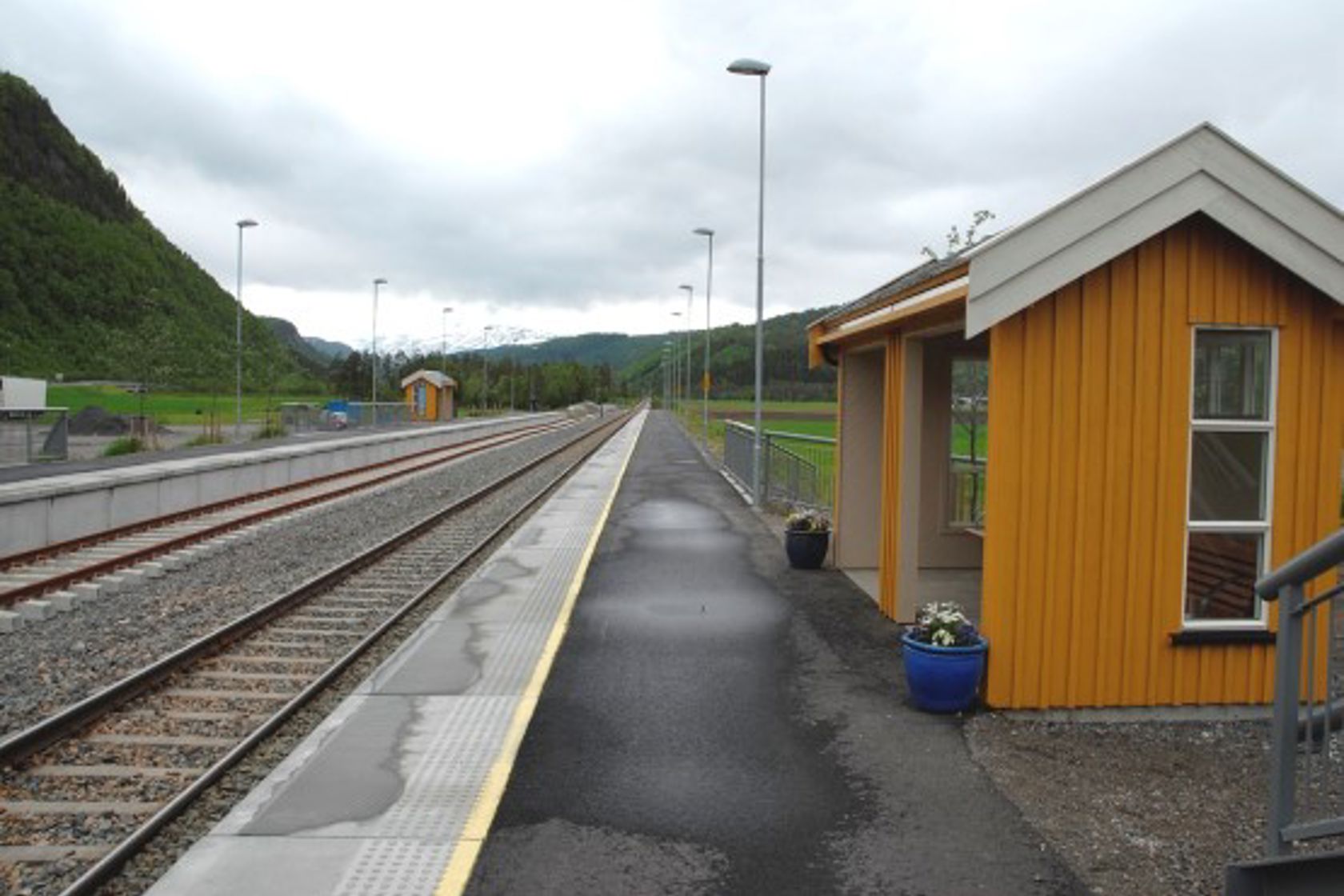 Exterior view of Røkland station