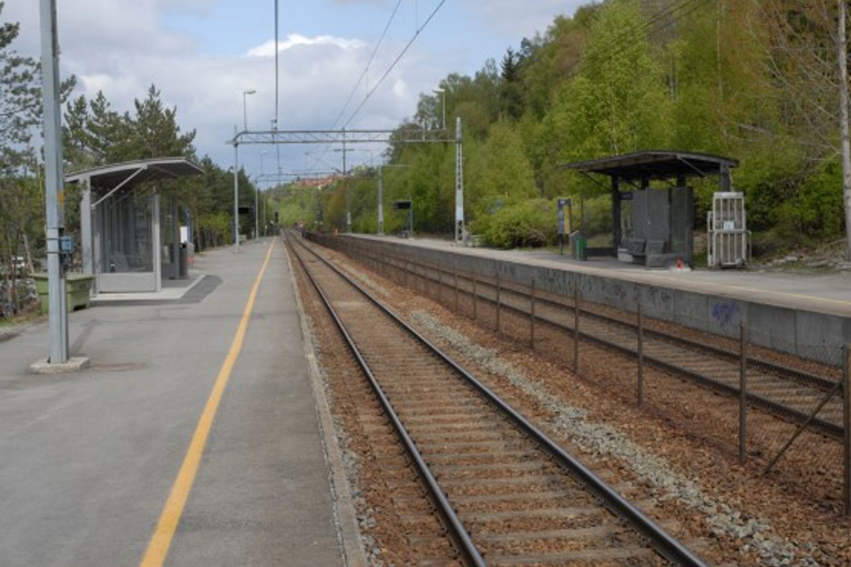 Exterior view of Rosenholm stop