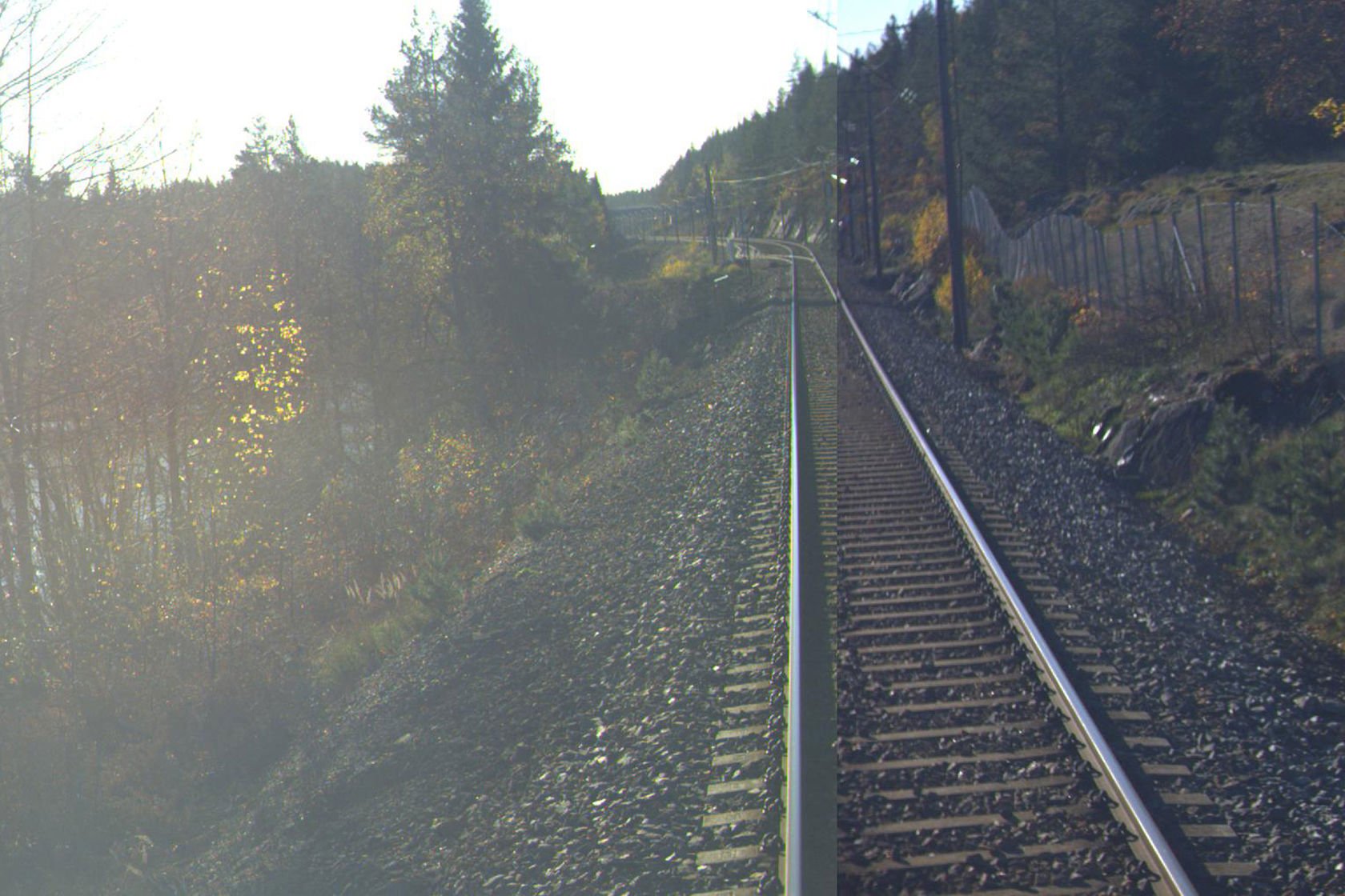 Tracks at Skorstøl station