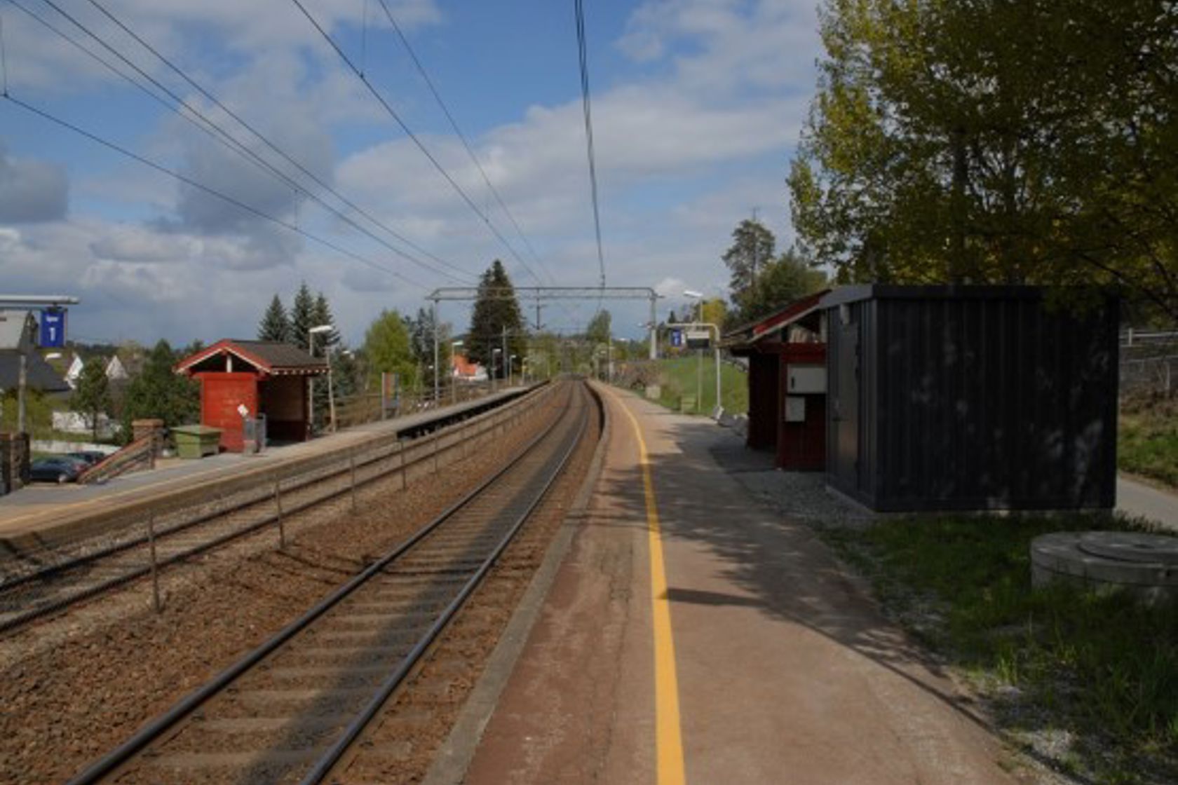 Exterior view of Solbråtan station