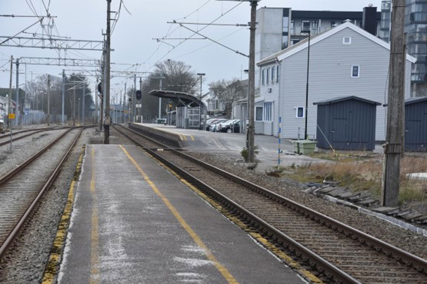 Exterior view of Varhaug station