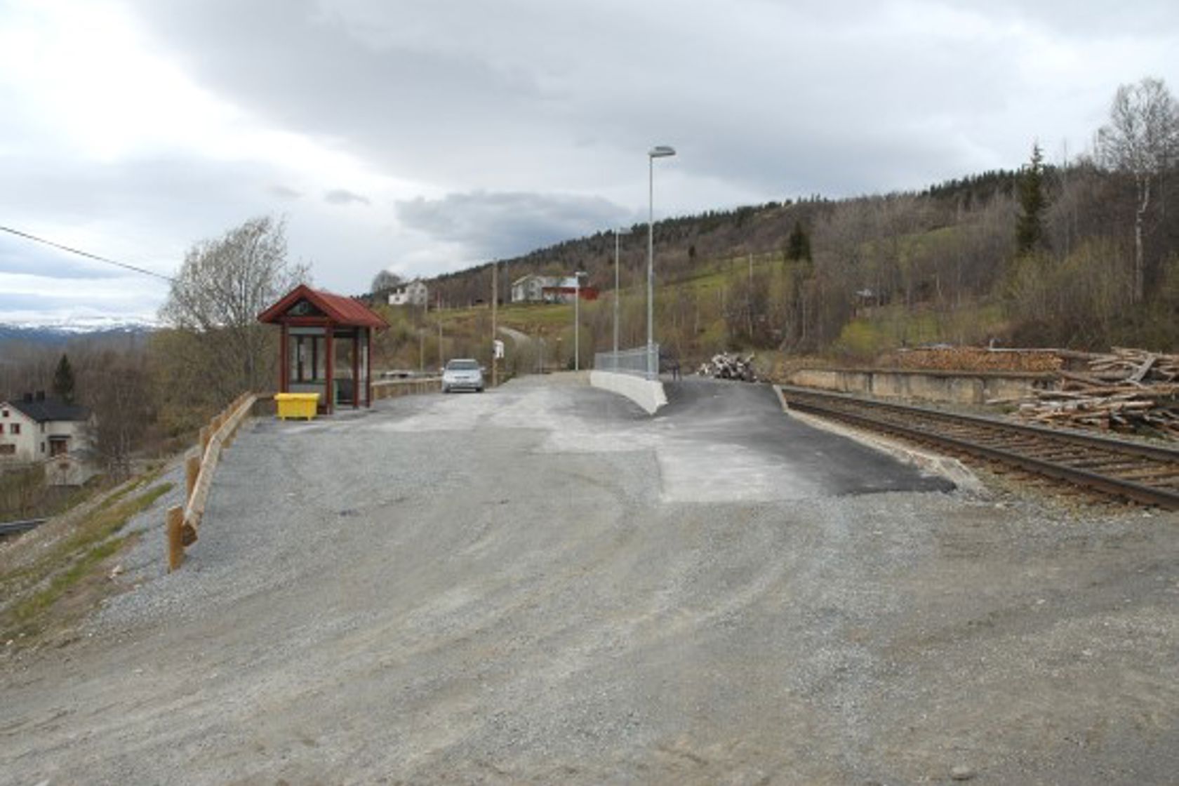 Exterior view of Ålen stop